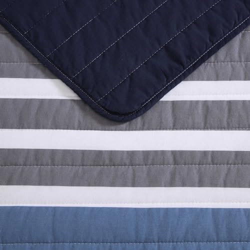 Nautica Twin Quilt Set - Reversible Cotton Bedding 1