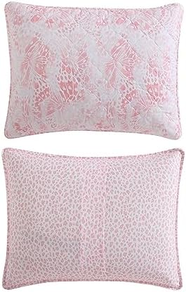 Betsey Johnson Butterfly Ombre Pink Quilt Set Twin