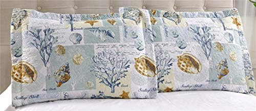 Junsey Ocean Beach Theme Quilt Set Twin Size