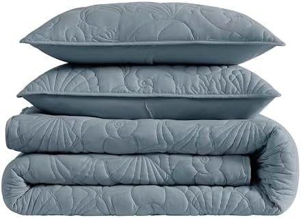 WDCOZY Coastal Beach Twin Quilt Set
