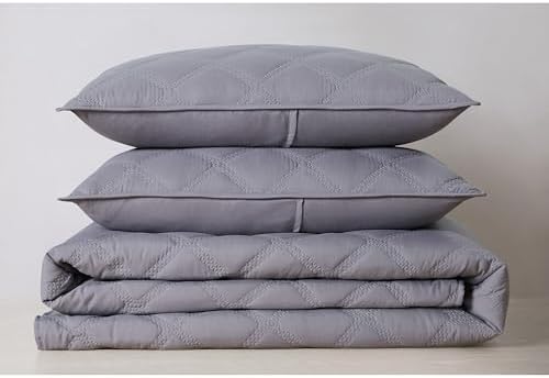TRULY SOFT 3D Puff Quilt Set for Men Women