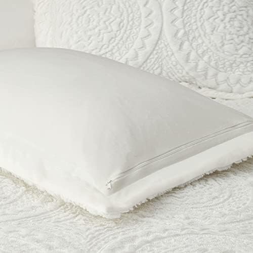 Madison Park Plush Comforter Set with Shams Ivory