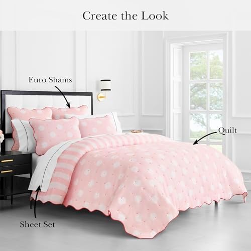 Eclipse Kate Spade New York Stripe Dot 3-Piece Quilt Set