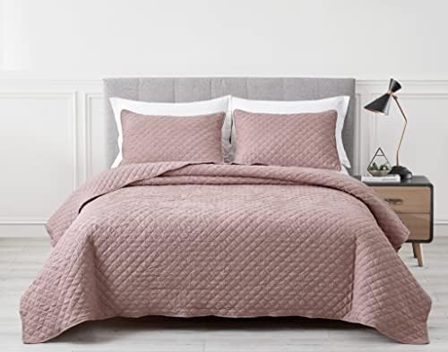 Chezmoi Collection Pucker 3-Piece King Quilt Set