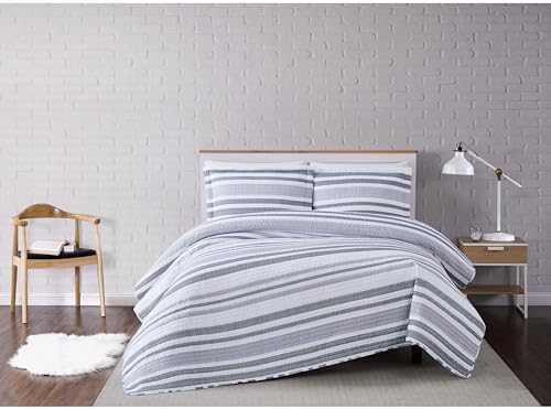 TRULY SOFT Curtis Stripe Quilt Set 2-Piece Twin XL