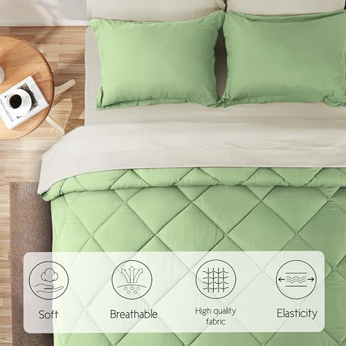 HIG Reversible 5-Piece Twin XL Comforter Set