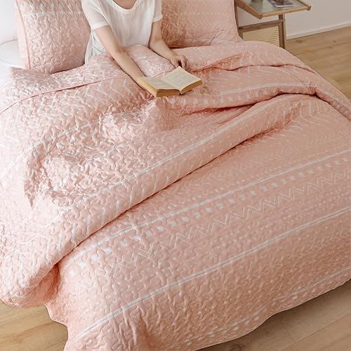 JANZAA Queen Size Quilt Set 3PCS Reversible