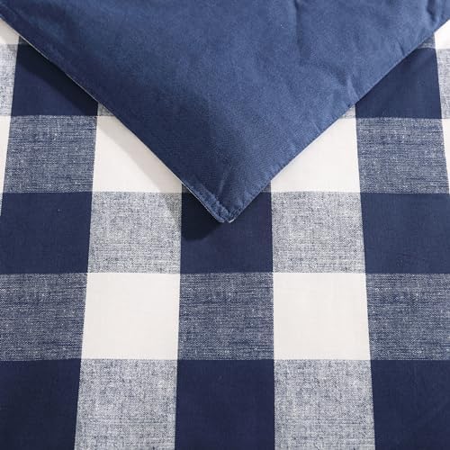 Eddie Bauer Queen Comforter Set with Reversible Plaid Design