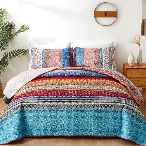 WONGS BEDDING Boho Twin Quilt Set