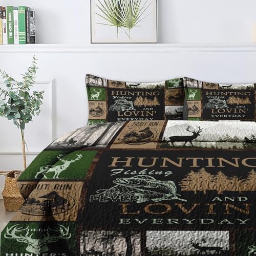Pamnest King Size Quilt Set with Pillow Shams