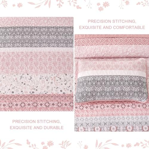 WONGS BEDDING Boho Quilt Set Queen