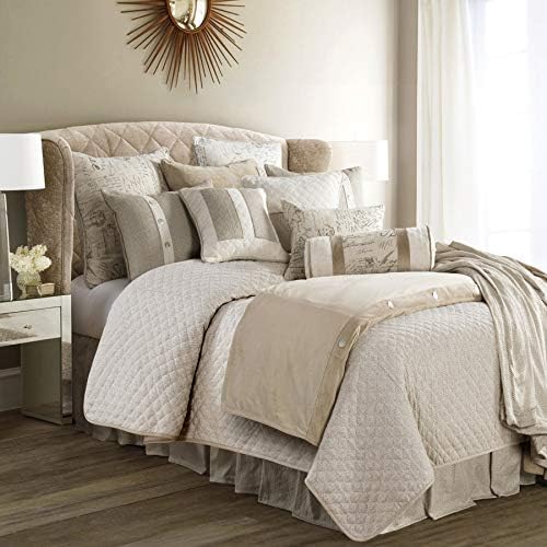 HiEnd Accents Fairfield Linen 4 Piece Coverlet Set