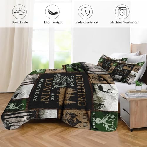 Pamnest King Size Quilt Set with Pillow Shams