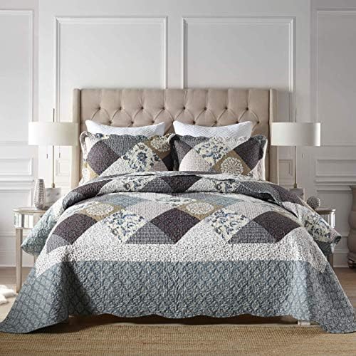 Travan 3-Piece Queen Quilt Set with Shams