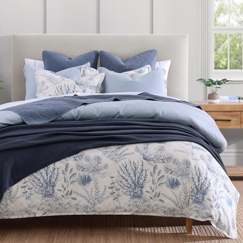 HiEnd Accents Oceania Coastal Comforter Set 3 Piece Super Queen