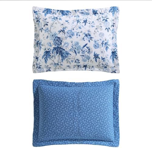 Laura Ashley - FullQueen Quilt Set with Reversible Floral Design