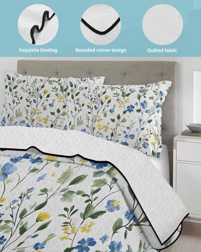 PRINT PICTURE ARTHOME Twin XL Quilt Set with Pillow Covers