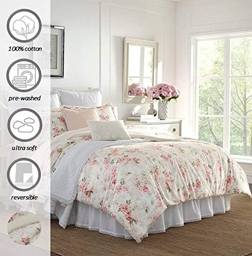 Laura Ashley King Comforter Set Wisteria Pink