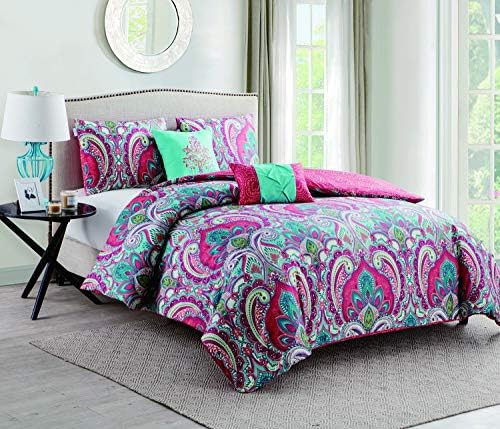 VCNY Home - TwinTwin XL Reversible Comforter Set with Shams Pillows