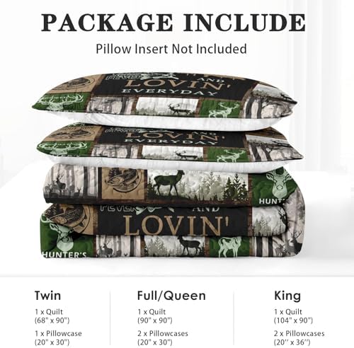 Pamnest King Size Quilt Set with Pillow Shams
