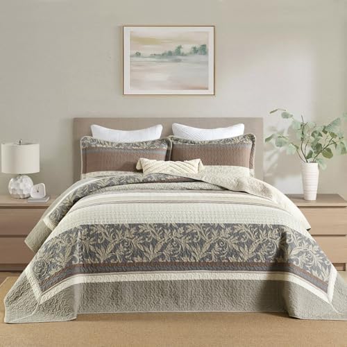 DDUOXIN Oversized King Bedspread Set 3 Piece 1