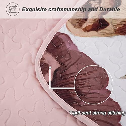 Drucon Floral Quilt Set Twin 2 Pieces