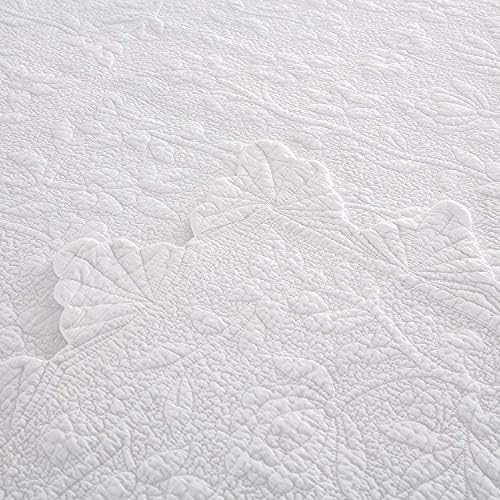 Brandream 5-Piece Quilt Set Cotton Matelasse Coverlet Luxury Farmhouse Bedspread