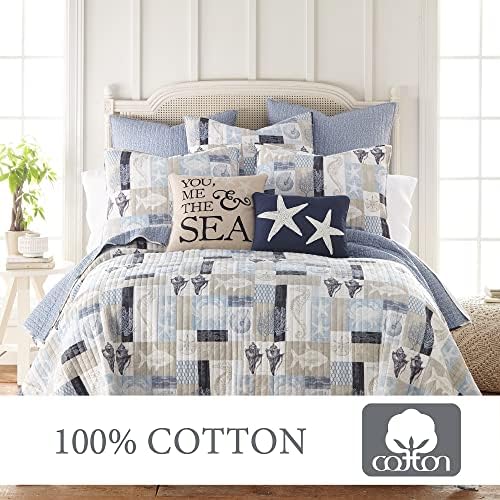 Levtex Home Cerralvo King Quilt Set - Coastal Patchwork