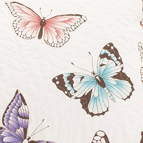 Lush Decor Flutter Butterfly 2-Piece Quilt Set Twin