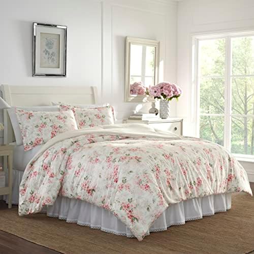 Laura Ashley King Comforter Set Wisteria Pink