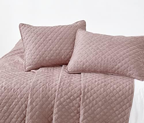 Chezmoi Collection Pucker 3-Piece King Quilt Set