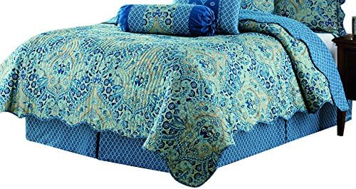 Waverly Moonlit Shadows Reversible Quilt Set King Size