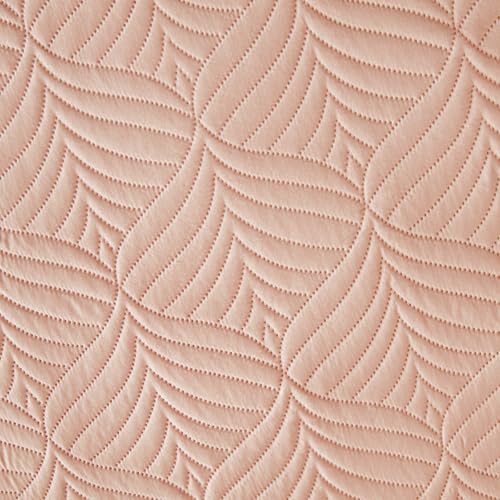 Whale Flotilla Blush Pink Quilt Set Twin Size 2-Piece