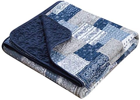 Chic Home Eliana 3 Piece Reversible Quilt Set Paisley Print