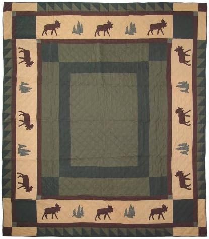 Patch Magic Alpine Cedar Trail Super Queen Quilt Set of 4