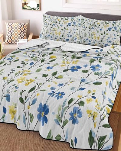 PRINT PICTURE ARTHOME Twin XL Quilt Set with Pillow Covers