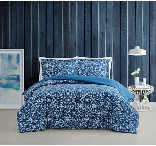 Brooklyn Loom Katrine Quilt Set Twin XL Blue 2
