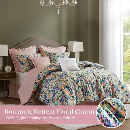 Madison Park Floral Reversible Comforter Set King Size