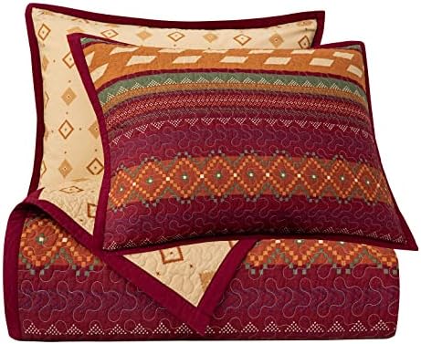 H HIEND ACCENTS Paseo Road Solace 3 Piece Quilt Set