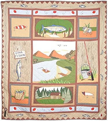 Patch Magic Quilts Fishing Break Set - 3 Pieces