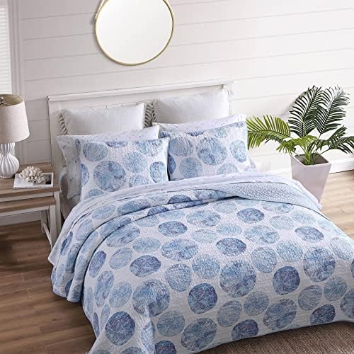 Tommy Bahama Queen Quilt Set with Reversible Design