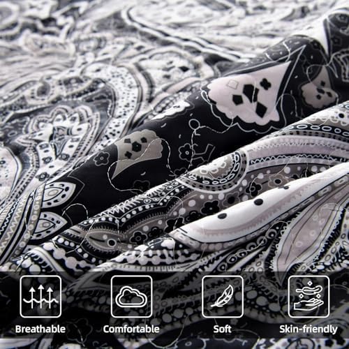 DJY Paisley Quilt Set King Size 3 Pieces