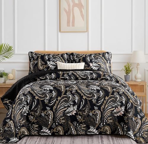 WONGS BEDDING Boho Quilt Set Queen Size