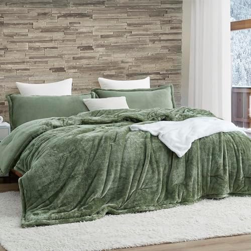 Byourbed Softer Than Soft Comforter Set - Double Plush Montana Green