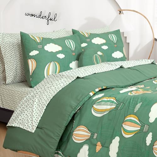 ROYALE LINENS Biab Printed Comforter Set Twin XL