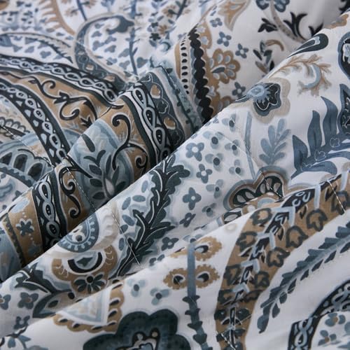 Cozaline 100 Cotton King Quilt Set with 2 Pillowcases