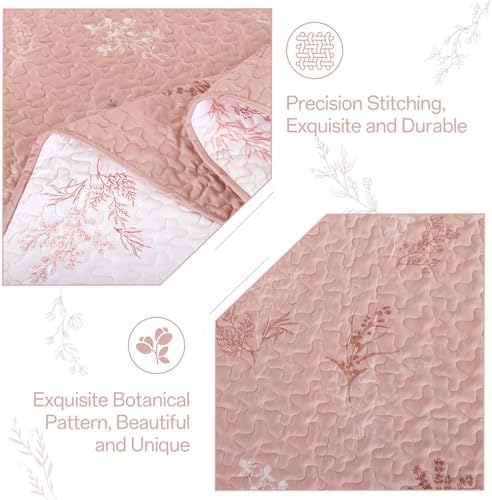 Drucon Reversible Microfiber King Quilt Set