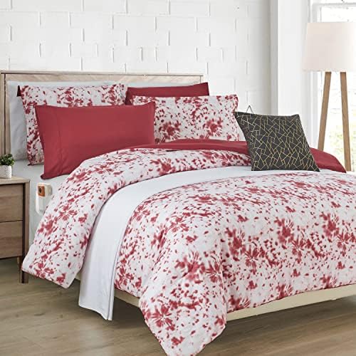 Elegant Comfort Reversible 10-Piece Tie-Dye Comforter Set