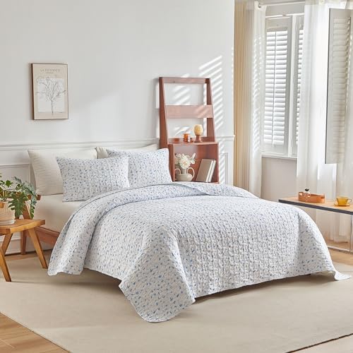 mixinni King Quilt Bedding Set with Pillow Shams 1