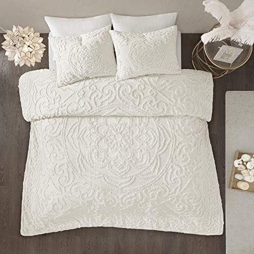Madison Park Laetitia Tufted Cotton Chenille Comforter Set